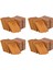 200 Adet 45X20MM Dikdörtgen Ahşap Etiketler Anahtarlık Yüzükler, Bambu Bitmemiş Ahşap Anahtarlık Etiketi (Yurt Dışından) 1