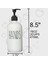 Sabunluk Seti 2'li Paket, Bulaşık Deterjanı Dispenseri ve Pompalı 16 Oz Cam Sabunluk Içerir (Beyaz) (Yurt Dışından) 3