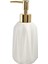 Seramik Sabunluk 10 Oz Pompalı El Sabunu Dispenseri Doldurulabilir Sıvı Bulaşık Sabunu ve Banyo Için Losyon (Beyaz) (Yurt Dışından) 1