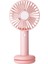 Taşınabilir El Fan Mini USB Kişisel Masa Masası 3 Hız Hava Soğutucu Açık Seyahat Için Gece Işık Tabanı Ile, Pembe (Yurt Dışından) 2