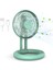 Kablosuz Fanlar Ayarlanabilir Masaüstü USB Şarj Edilebilir Masa Ev Için Katlanabilir Taşınabilir Kişisel Fan Yeşil (Yurt Dışından) 2
