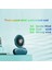 3 In 1 El/klip/araba Taşınabilir Mini Fan, Bebek Öğrenci Ofis Adam Için Tutulan/kırpılmış/sarılmış USB Fan Şarj Edilebilir (Yurt Dışından) 3