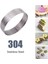 Торт В Форме,30 Paket Paslanmaz Çelik Tart Halkası, Isıya Dayanıklı Delikli Kek Mus Halkası, Yuvarlak Halka Pişirme Çörek Araçları, 8 cm (Yurt Dışından) 3
