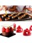 Торт В Форме,30 Paket Paslanmaz Çelik Tart Halkası, Isıya Dayanıklı Delikli Kek Mus Halkası, Yuvarlak Halka Pişirme Çörek Araçları, 8 cm (Yurt Dışından) 4