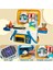 Çocuklar Barbekü Izgara Playset Piknik Mutfak Sepeti Müzikli ve Işıklı Oyuncaklar Oyna Yiyecekleri Pişirme Rol Oynama Oyuncakları (Yurt Dışından) 4