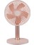 Taşınabilir Masaüstü Fan Hava Sirkülasyonu Kişisel Soğutma USB Şarjı Ofis Ev Için Küçük Soğutucu (Pembe) (Yurt Dışından) 2