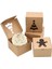 Хранение Продукции,60 Kraft Karton Ekmek Kurabiye Kutuları Set 4X4X2.5INCH Noel Cupcakes, Kurabiyeler, Brownies, Donutlar Için Otomatik Açılır Pencere (Yurt Dışından) 2
