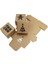 Хранение Продукции,60 Kraft Karton Ekmek Kurabiye Kutuları Set 4X4X2.5INCH Noel Cupcakes, Kurabiyeler, Brownies, Donutlar Için Otomatik Açılır Pencere (Yurt Dışından) 3
