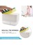 Mutfak Lavabo + Sünger Tutucu Için Sabunluk, Içi Boş Tasarım, Sabun Pompası Dispenseri Tezgah Üstü Lavabo Dispenseri Beyaz (Yurt Dışından) 3