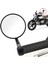1 Çift Evrensel Dikiz Yuvarlak Motosiklet Scooter Yan Aynalar Gidon Montaj Çubuğu Çapı 13-19 mm (Yurt Dışından) 4