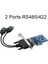 Pcı-E - RS485/422 Genişletme Kartı Endüstriyel Sınıf Seri Kart Dönüştürücü, Gerilim Bastırma Koruyuculu, 2 Bağlantı Noktalı (Yurt Dışından) 2