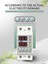 Многоцелевые Наборы,5x Din Raylı Çift Ekran Ayarlanabilir Aşırı Gerilim Akım ve Düşük Gerilim Koruyucu Cihaz Rölesi 40A 220V 230V (Yurt Dışından) 5