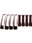 Parlak Parlak Siyah Korumalı Kapı Kolu Kapak Aksesuarları 2009-18 Ram 1500 2500 3500 ile Uyumlu 4 Kapı (Yurt Dışından) 2