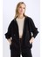 Oversize Geniş Kalıp Kapüşonlu Cepli Basic Düz Fermuarlı Sweatshirt V4233AZ25SP 1
