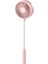 Asılı Boyun Fanı USB Şarj Edilebilir El Mini Taşınabilir Esnek Dayanıklılık 6 Saat Hava Soğutucu-Pembe (Yurt Dışından) 5