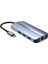 6'sı 1 Arada USB C Hub Yerleştirme Istasyonu Tip C USB Hub Usb3.0 RJ45 1000MBPS Sd Tf Kart Okuyucu Pd 100W Şarj Cihazı -Uyumlu (Yurt Dışından) 1