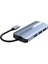 6'sı 1 Arada USB C Hub Yerleştirme Istasyonu Tip C USB Hub Usb3.0 RJ45 1000MBPS Sd Tf Kart Okuyucu Pd 100W Şarj Cihazı -Uyumlu (Yurt Dışından) 5