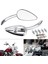 Çift Kafatası Dikiz Aynaları Motosiklet Alüminyum Yan Dikiz Aynası Sportster Softail Cruiser ile Uyumlu (Yurt Dışından) 2