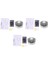 3x 3W Renkli Rgb Ayçiçeği Duvar Lambası Modern LED Aydınlatma Kapalı Dekorasyon Koridor Koridor Restoran Için (Yurt Dışından) 5