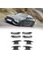 C-Class W206 2022 ile Uyumlu Araba Kapı Kolu Kase Kapağı Fincan Kavite Trim Ekleme Yakalama Kalıplama Garnitür Karbon Fiber (Yurt Dışından) 2