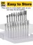 30 Adet Çift Kesim Titanyum Karbür Döner Çapak Seti - 1/8 Inç (3mm) Sap ve 1/4 Inç (6mm) Kafa Boyutu Tungsten Karbür (Yurt Dışından) 2