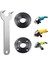 Öğütücü Flanş Açı Anahtarı Anahtarı Metal Kilit Somunu Dewalt Makita 193465-4 Bosch Black & Decker Ryobi 4.5 Inç 5 Inç 5/8-11 (Yurt Dışından) 2