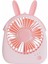 Mini USB Masaüstü El Küçük Fan Akülü Güç Taşınabilir Müzik Pet Açık Pembe (Yurt Dışından) 2