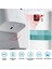 1000ML Otomatik El Sabunu Dispenseri Banyo Duvara Monte Sabunluklar USB Fotoselli Termometre (Yurt Dışından) 4
