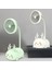 Ev Ofis Yatak Odası Atölye Yatakhanesi Için USB Fan Ayar Masası Masası (Beyaz) (Yurt Dışından) 2