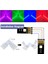 2 Takım 16.4ft(5m) 4-Pin Rgb LED Şerit Uzatma Kablosu, 5050 Esnek Rgb LED Şerit Işığı Için LED Şeritler Konnektör Kitleri (Yurt Dışından) 3