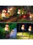 kardan Adam Güneş Işıkları Noel Güneş Enerjili LED Kardan Adam Işık Dekor Açık Bahçe Bahis Lambaları Noel Sarı (Yurt Dışından) 5
