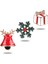 3 Adet Noel Ağacı Kar Tanesi Çan Emaye Broş Pin Rozetleri Giysi Çanta Sırt Çantaları Yaka Pin Seti (Yurt Dışından) 3