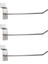 75 x Elementler Tek Kanca Pimi Mağaza Teşhir Montajı Prong Askı 150MM (Yurt Dışından) 1