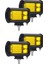 4x 5 Inç 72 W LED Çalışma Lambaları Su Geçirmez Off Road Pod Sis Farları Kamyonlar Için Sarı Lambalar Atv Utv Tekne Golf Arabası (Yurt Dışından) 5