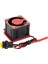 Metal Soğutma Fanı Motor Isı Emici 8 V - 12 V 1/8 Kızak Rc Araba Yükseltme Parçaları Aksesuarları, Kırmızı (Yurt Dışından) 1