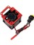 Metal Soğutma Fanı Motor Isı Emici 8 V - 12 V 1/8 Kızak Rc Araba Yükseltme Parçaları Aksesuarları, Kırmızı (Yurt Dışından) 5