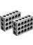2 Adet/çift 23 Delik Hassas 25-50-75MM Blok Ölçer Sertleştirilmiş Çelik Paralel Blok Seti Uyumlu Makinist Freze Aracı (Yurt Dışından) 5
