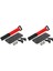 2x Karbon Fiber Pil Tepsisi Esc Alıcı Montajı Eksenel SCX10 Capra 1/10 Rc Araba Şasi Alt Ağırlık Merkezi Rayları (Yurt Dışından) 1