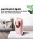 El Tipi USB Fan Soğutucu Taşınabilir Mini 2000MAH Şarj Edilebilir Kullanışlı Küçük Soğutma Pembe (Yurt Dışından) 4
