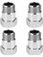 Ayarlanabilir Gaz Akış Ekleri ile 4x O2 Oksijen Sensörü Kısıtlayıcı Bağlantısı Cel Fix Bung x 1.5 Oksijen Sensörü Aracı Tapa (Yurt Dışından) 1