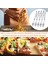 5 Tekerlekli Pasta Kesici Pizza Kesici Çok Tekerlekli Hamur Kesiciler Genişletilebilir Pizza Dilimleme Pişirme Kesici Rulo Pasta Bıçağı (Yurt Dışından) 3