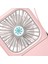 Taşınabilir Asılı Boyun Fanı USB Şarj Edilebilir Mini Katlanır Açık El Klima Seyahat Soğutucu Pembe (Yurt Dışından) 5
