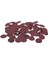 250 Adet 2 Inç /50 mm 80 Grit Rulo Kilitli Zımpara Diski Aşındırıcı Pedler (Yurt Dışından) 2