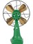 2x Retro Nostaljik Fan Ev Vintage Fan Minyatür Avrupa Tarzı Figürler Ev Dekor Yeşil (Yurt Dışından) 4