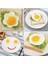 Торт В ФОРМЕ,304 Paslanmaz Çelik Omlet Halkası Kalıp Omlet Krep Halkası Sevimli Şekilli Yumurta Kalıp Pişirme Aracı Kızartma Tavası Sandviç Fırça ile (Yurt Dışından) 4
