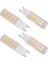 10W G9 100 LED Ampuller LED Mısır Ampuller Seramik, Titreme Yok, Geniş Işın Açısı, 4pcs Doğal Beyaz (Yurt Dışından) 1