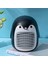 -HF03 Penguen Su Soğutma Fanı, USB Mini Masaüstü Soğutma ve Nemlendirme Klima Fanı (Sarı) (Yurt Dışından) 4