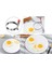 Торт В Форме,6 Paket Yumurta Halkaları, Paslanmaz Çelik Yapışmaz Omlet Kalıp Saplı Gözleme Halkası Metal Mutfak Pişirme Aracı Kahvaltı Için (Yurt Dışından) 2
