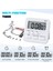 4x Mutfak Zamanlayıcısı, Saatli Yumurta Zamanlayıcısı, Yemek Pişirme, Pişirme, Spor, Öğrenme Vb. Için LCD Yüksek Alarmlı Dijital Zamanlayıcı Kronometre (Yurt Dışından) 5