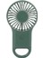 Karabina Fanlar USB Şarj El 7 Renk Işıkları ile Taşınabilir Küçük Fan C Hava Soğutucu Yeşil (Yurt Dışından) 2